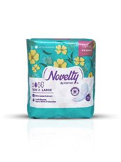 نوار بهداشتی مشبک بسیار نازک بزرگ روز 8 عددی ناولتی